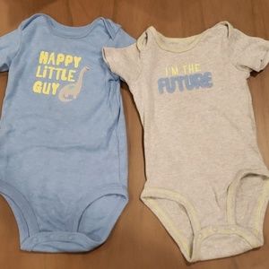 Lightly worn 18 month boy onsies